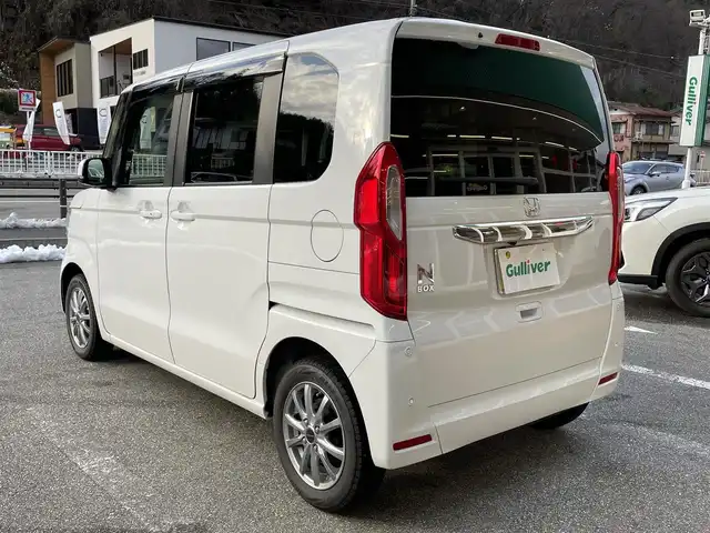 ホンダ Ｎ ＢＯＸ G スロープ ホンダセンシング 岐阜県 2023(令5)年 2.3万km タフタホワイトⅢ 4WD/純正SDナビ【VXU-227NBi】/（フルセグテレビ.AM.FM.Bluetooth）/追従クルーズコントロール/衝突軽減ブレーキ/レーンキープアシスト/コーナーセンサー/シートヒーター/バックカメラ/電動パーキング/ドアバイザー/プッシュスタート/両側スライドドア/ウィンカーミラー/アイドリングストップ/積み込みサマータイヤ/スペアキー/保証書/取扱説明書