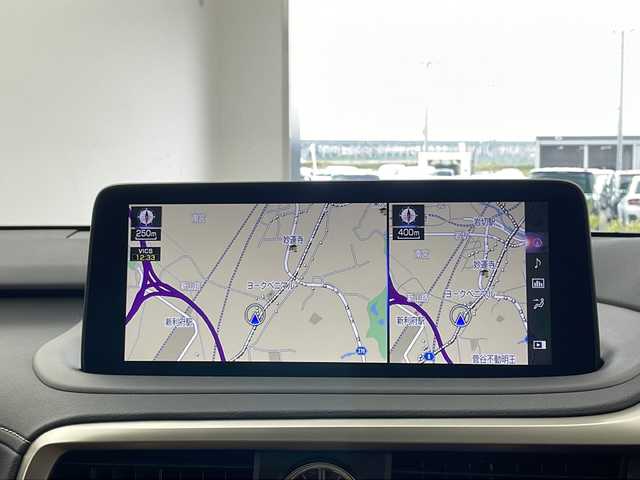 レクサス ＲＸ 450h バージョンL 宮城県 2019(令1)年 4.8万km ブラック 純正ナビ/AM/FM/BT/Miracast/USB/フルセグTV/TVキャンセラー/全方位カメラ/トヨタセーフティーセンス/レーントレーシングアシスト/プリクラッシュセーフティー/ブラインドスポットモニター/クリアランスソナー/パーキングサポートブレーキ/ロードサインアシスト/オートマチックハイビーム/クルーズコントロール/先行車発進告知/ビルトインETC2.0/サンルーフ/電動格納ミラー/茶革シート/全席シートヒーター/D/N席シートクーラー/D/N席メモリシート/横滑り防止システム/置くだけ充電/革巻きステアリング/ステアリングスイッチ/パドルシフト/ハンドルヒーター/電動格納ミラー/ウインカーミラー/オートライト/LEDライト/フォグランプ/プッシュスタート/スマートキー