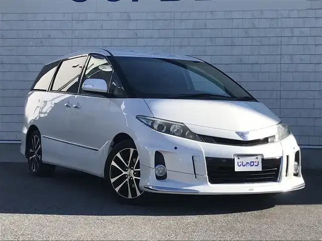 トヨタ エスティマ アエラス プレミアムエディション 栃木県 2013(平25)年 12.4万km ホワイトパールクリスタルシャイン (株)IDOMが運営する【じしゃロン小山店】の自社ローン対象車両になります。こちらは現金ご利用時の価格です。/自社ローンご希望の方は別途その旨お申付け下さい。//禁煙車/社外フルセグナビ/（CD/DVD/AM/FMラジオ）/(Bluetooth)/スマートキー/プッシュスタート/バックカメラ/ＥＴＣ/両側パワースライドドア/フリップダウンモニター/パワーシート/クルーズコントロール/コーナーセンサー/ドライブレコーダー/デジタルインナーミラー/オットマン/ステアリングリモコン/電動格納ドアミラー/パワーウインドウ/オートライト/防眩ミラー/シートカバー