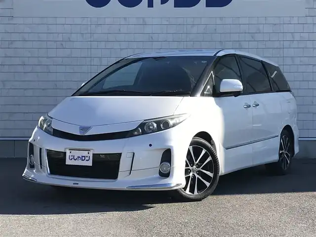 トヨタ エスティマ アエラス プレミアムエディション 栃木県 2013(平25)年 12.4万km ホワイトパールクリスタルシャイン (株)IDOMが運営する【じしゃロン小山店】の自社ローン対象車両になります。こちらは現金ご利用時の価格です。/自社ローンご希望の方は別途その旨お申付け下さい。//禁煙車/社外フルセグナビ/（CD/DVD/AM/FMラジオ）/(Bluetooth)/スマートキー/プッシュスタート/バックカメラ/ＥＴＣ/両側パワースライドドア/フリップダウンモニター/パワーシート/クルーズコントロール/コーナーセンサー/ドライブレコーダー/デジタルインナーミラー/オットマン/ステアリングリモコン/電動格納ドアミラー/パワーウインドウ/オートライト/防眩ミラー/シートカバー