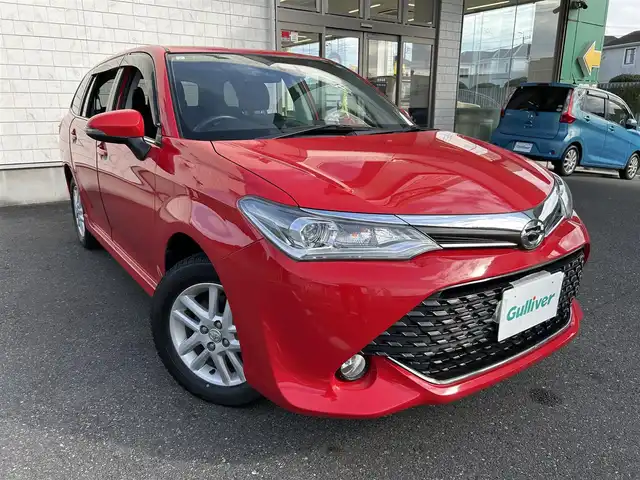 トヨタ カローラ フィールダー 1．5G エアロツアラー 埼玉県 2017(平29)年 3.4万km スーパーレッドⅤ パナソニックナビオーディオ/（AM/FM/フルセグTV/BT/CD/DVD/SD）/フルセグTV/バックカメラ/ビルトインETC/Toyota Safety Sense/・プリクラッシュセーフティ/・レーンディパーチャーアラート/前後ドライブレコーダー/アイドリングストップ/オートライト/オートマチックハイビーム/オートエアコン/プッシュスタートボタン/4WD/純正フロアマット/純正ドアバイザー/車両/ナビ 取扱説明書/保証書