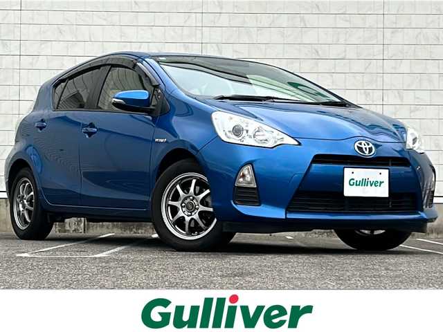 トヨタ アクア S 新潟県 2014(平26)年 5.8万km コバルトブルーメタリック 社外ナビ/(AM/FM/CD/ワンセグ)/ETC/アイドリングストップ/社外アルミホイール/AUTOライト/HIDヘッドライト/ドアバイザー/電格ミラー/プッシュスタート/スマートキー/純正フロアマット