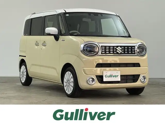 スズキ ワゴンＲ スマイル HYBRID X 千葉県 2022(令4)年 1.3万km シフォンアイボリーメタリック 禁煙車　/衝突軽減システム　/両側パワースライドドア　/コーナーセンサー　/アダクティブクルーズコントロール　/車線逸脱警報　/シートヒーター　/電格ミラー　/横滑り防止装置　/プッシュスタート　/ＬＥＤヘッドライト/USBポート