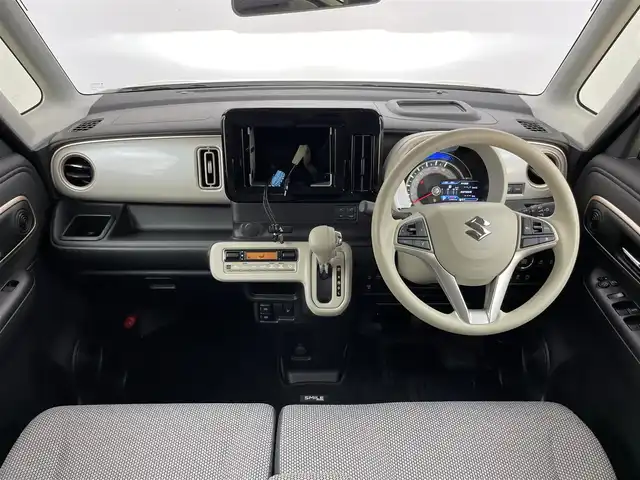 スズキ ワゴンＲ スマイル HYBRID X 千葉県 2022(令4)年 1.3万km シフォンアイボリーメタリック 禁煙車　/衝突軽減システム　/両側パワースライドドア　/コーナーセンサー　/アダクティブクルーズコントロール　/車線逸脱警報　/シートヒーター　/電格ミラー　/横滑り防止装置　/プッシュスタート　/ＬＥＤヘッドライト/USBポート