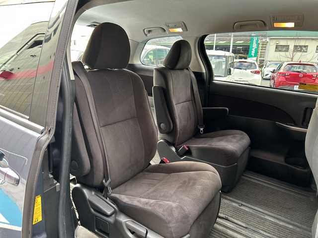 トヨタ エスティマ アエラス 広島県 2013(平25)年 6.1万km グレイッシュブルーマイカメタリック 禁煙/純正ナビ(NSZT-W62G)/・フルセグ/CD/DVD/BT/SD/バックカメラ/クルーズコントロール/両側パワースライドドア/電動格納ウィンカーミラー/ＨＩＤヘッドライト/フォグランプ/オットマン/デュアルエアコン/スマートキー/プッシュスタート/ETC/純正１８インチアルミホイール/Wエアバック