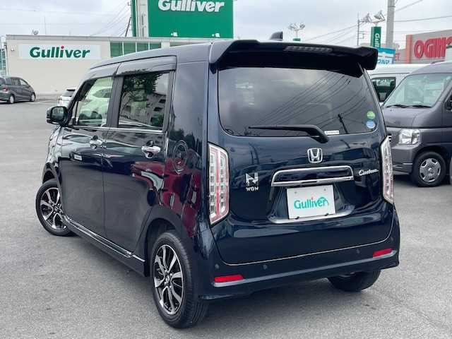 ホンダ Ｎ ＷＧＮ 静岡県 2020(令2)年 1.4万km ミッドナイトブルービームM ●純正ナビ/(ワンセグ/CD/DVD/Bluetooth)/●運転席シートヒーター/●バックカメラ/●レーダークルーズコントロール/●衝突被害軽減システム/●先行車発信通知/●レーンキープアシスト/●後方コーナーセンサー/●電動パーキングブレーキ/●オートブレーキホールド/●LEDライト＆フォグランプ/●オートライト/●レベライザー/●ステアリングスイッチ/●ETC/●純正14インチアルミホイール/●W＋サイド＋カーテンSRS＋ABS