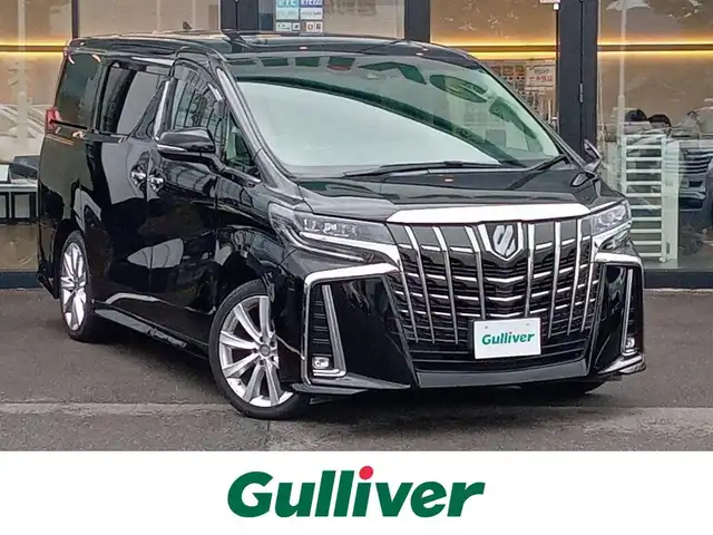 トヨタ アルファード S Cパッケージ 福井県 2019(令1)年 6.9万km ブラック サンルーフ/アルパイン10インチナビ/バックカメラ/フリップダウンモニター/両側パワースライドドア/レーダークルーズコントロール/前後コーナーセンサー/パーキングアシスト/衝突被害軽減システム/シートヒーター・エアシート/パワーシート/シートメモリー/ETC/パワーバックドア/レザーシート/ステアリングヒーター/ダブル＋サイドエアバッグ/カーテンエアバッグ/社外フロアマット/LEDヘッドライト/オートマチックハイビーム/スマートキー