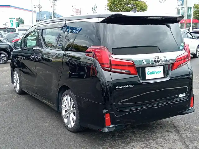 トヨタ アルファード S Cパッケージ 福井県 2019(令1)年 6.9万km ブラック サンルーフ/アルパイン10インチナビ/バックカメラ/フリップダウンモニター/両側パワースライドドア/レーダークルーズコントロール/前後コーナーセンサー/パーキングアシスト/衝突被害軽減システム/シートヒーター・エアシート/パワーシート/シートメモリー/ETC/パワーバックドア/レザーシート/ステアリングヒーター/ダブル＋サイドエアバッグ/カーテンエアバッグ/社外フロアマット/LEDヘッドライト/オートマチックハイビーム/スマートキー