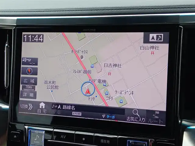 トヨタ アルファード S Cパッケージ 福井県 2019(令1)年 6.9万km ブラック サンルーフ/アルパイン10インチナビ/バックカメラ/フリップダウンモニター/両側パワースライドドア/レーダークルーズコントロール/前後コーナーセンサー/パーキングアシスト/衝突被害軽減システム/シートヒーター・エアシート/パワーシート/シートメモリー/ETC/パワーバックドア/レザーシート/ステアリングヒーター/ダブル＋サイドエアバッグ/カーテンエアバッグ/社外フロアマット/LEDヘッドライト/オートマチックハイビーム/スマートキー