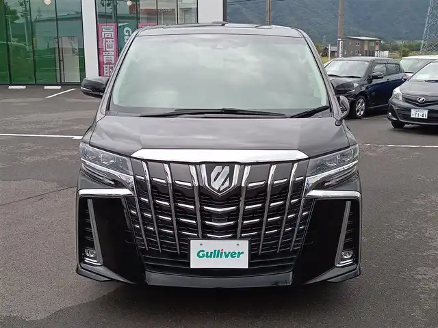 トヨタ アルファード S Cパッケージ 福井県 2019(令1)年 6.9万km ブラック サンルーフ/アルパイン10インチナビ/バックカメラ/フリップダウンモニター/両側パワースライドドア/レーダークルーズコントロール/前後コーナーセンサー/パーキングアシスト/衝突被害軽減システム/シートヒーター・エアシート/パワーシート/シートメモリー/ETC/パワーバックドア/レザーシート/ステアリングヒーター/ダブル＋サイドエアバッグ/カーテンエアバッグ/社外フロアマット/LEDヘッドライト/オートマチックハイビーム/スマートキー