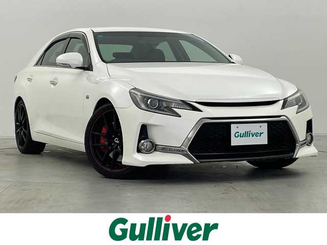 トヨタ マークＸ 250G Sパッケージ G’s 群馬県 2014(平26)年 10.7万km ホワイトパールクリスタルシャイン ALPINE8インチナビ/・AM/FM/CD/DVD/Bluetooth/フルセグTV/=====/ＡＬＰＩＮＥ８インチナビ　バックカメラ　専用ハーフレザーシート　プッシュスタート　スマートキー　クルーズコントロール　Ｇ’ｓ専用純正１９インチアルミホイール／専用キャリパー　ＥＴＣ　ワンオーナー