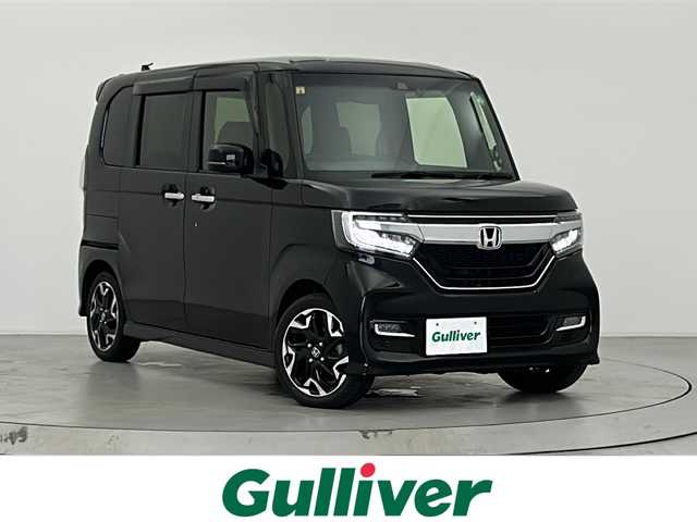 ホンダ Ｎ ＢＯＸ カスタム G L ターボ ホンダセンシング 宮城県 2020(令2)年 2.1万km クリスタルブラックパール 純正ナビ()CD/DVD/BT/フルセグTV）/両側パワースライドドア　/バックカメラ　/後コーナーセンサー　/ホンダセンシング/　・アダプティブクルーズコントロール　/　・車線維持支援システム/　・横滑り防止装置　/　・衝突被害軽減ブレーキ　/ＬＥＤオートライト/ビルトインETC/プッシュスタート/スマートキー/純正アルミホイール/サイドバイザー/ハーフレザーシート/レザーステアリング/前席シートヒーター/純正フロアマット