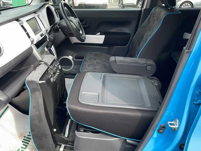 マツダ フレア クロスオーバー XT 東京都 2017(平29)年 3.9万km 青Ⅱ ワンオーナー/新車時保証書/取扱説明書【車両/ナビ】/ブレーキサポート/車線逸脱警報/アイドリングストップ/社外SDナビ/フルセグTV【CN-RE03D】/SD/CD/DVD/SDREC/BT/USB/ETC/シートヒーター/スマートキー×2/オートライト/革巻きハンドル/社外14インチアルミ/純正15インチアルミ積込