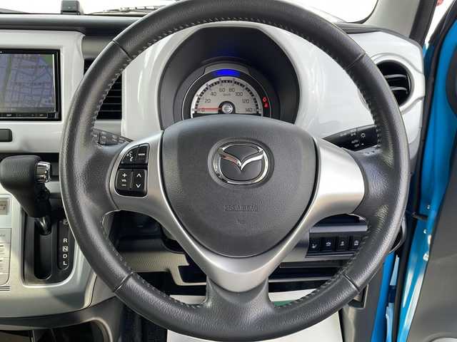 マツダ フレア クロスオーバー XT 東京都 2017(平29)年 3.9万km 青Ⅱ ワンオーナー/新車時保証書/取扱説明書【車両/ナビ】/ブレーキサポート/車線逸脱警報/アイドリングストップ/社外SDナビ/フルセグTV【CN-RE03D】/SD/CD/DVD/SDREC/BT/USB/ETC/シートヒーター/スマートキー×2/オートライト/革巻きハンドル/社外14インチアルミ/純正15インチアルミ積込