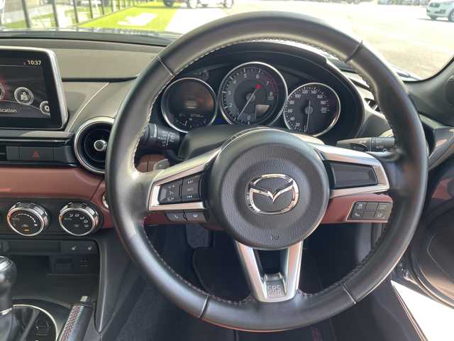 マツダ ロードスター ＲＦ VS 愛知県 2017(平29)年 3.8万km ブルーリフレックスマイカ プレミアムサウンドBOSE/純正ナビ/シートヒーター/バックカメラ/純正アルミホイール/ETC/ブラインドスポットモニター/LEDヘッドライト/ETC/パドルシフト/レーンキープアシスト/ドライブレコーダー/フルセグ/CD DVD/Bluetooth/ステアリングスイッチ/スマートキー/プッシュスタート