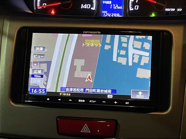 スバル ステラ カスタム R 福島県 2011(平23)年 12.5万km スパークリングオレンジメタリック メモリナビ　ＴＶ　ＥＴＣ　スペアキー　電格ミラー　純正フロアマット　純正ドアバイザー　社外１４インチＡＷ　プッシュスタート　スマートキー　ＨＩＤヘッドライト　フォグランプ　盗難防止システム　ＡＡＣ　