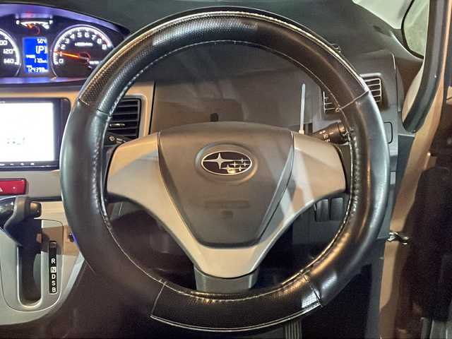 スバル ステラ カスタム R 福島県 2011(平23)年 12.5万km スパークリングオレンジメタリック メモリナビ　ＴＶ　ＥＴＣ　スペアキー　電格ミラー　純正フロアマット　純正ドアバイザー　社外１４インチＡＷ　プッシュスタート　スマートキー　ＨＩＤヘッドライト　フォグランプ　盗難防止システム　ＡＡＣ　