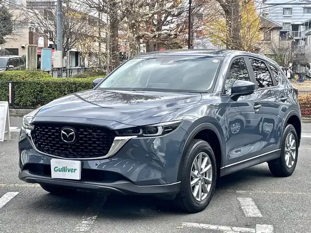 マツダ ＣＸ－５ XD プロアクティブ 神奈川県 2023(令5)年 4.2万km ポリメタルグレーM ワンオーナー/マツダコネクトナビ/360度ビューモニター/アドバンストスマートシティブレーキ/誤発進抑制制御/ブラインドスポットモニター/アダプティブLEDヘッドライト/アクティブドライビングディズプレイ/パワーシート(運転席)/シートヒーター(運転席/助手席)/アドバンストキー(スペアキーあり)