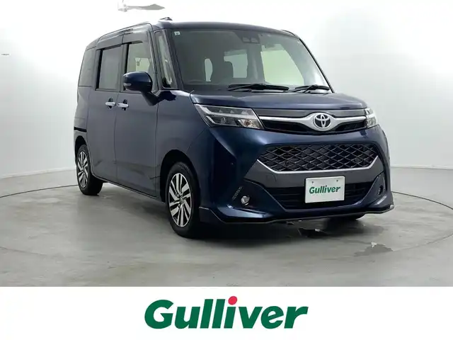 トヨタ タンク カスタムG 福井県 2019(令1)年 0.7万km レーザーブルークリスタルシャイン 両側パワースライドドア /社外SDナビ　型式：CN-RE05WD/（フルセグTV CD DVD BT）/バックカメラ/ビルトイン ETC/前後ドラレコ/クルーズコントロール/衝突被害軽減ブレーキ/オートマチックハイビーム/LEDオートヘッドライト/フォグライト /コーナーセンサー /ステアリングリモコン/革巻きステアリング/保証書 取説