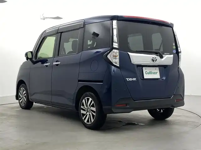 トヨタ タンク カスタムG 福井県 2019(令1)年 0.7万km レーザーブルークリスタルシャイン 両側パワースライドドア /社外SDナビ　型式：CN-RE05WD/（フルセグTV CD DVD BT）/バックカメラ/ビルトイン ETC/前後ドラレコ/クルーズコントロール/衝突被害軽減ブレーキ/オートマチックハイビーム/LEDオートヘッドライト/フォグライト /コーナーセンサー /ステアリングリモコン/革巻きステアリング/保証書 取説