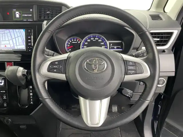トヨタ タンク カスタムG 福井県 2019(令1)年 0.7万km レーザーブルークリスタルシャイン 両側パワースライドドア /社外SDナビ　型式：CN-RE05WD/（フルセグTV CD DVD BT）/バックカメラ/ビルトイン ETC/前後ドラレコ/クルーズコントロール/衝突被害軽減ブレーキ/オートマチックハイビーム/LEDオートヘッドライト/フォグライト /コーナーセンサー /ステアリングリモコン/革巻きステアリング/保証書 取説