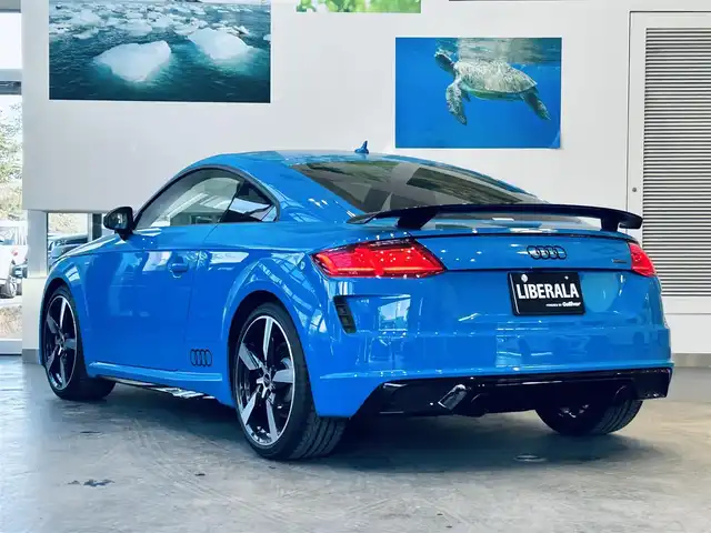 アウディ アウディ ＴＴクーペ Sラインコンペティションプラス 大阪府 2022(令4)年 0.9万km 青 50台限定車/ワンオーナー/バーチャルコックピット/純正ナビ/バックカメラ/マトリクスLED/純正19インチAW/ETC/ドラレコ/サイドアシスト/ハーフレザー/パワーシート/シートヒーター