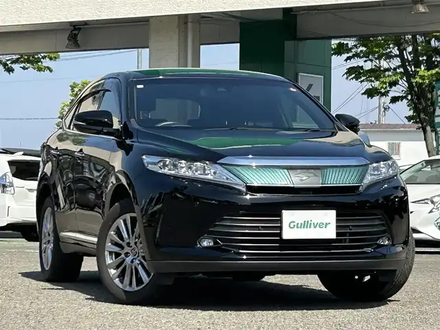 トヨタ ハリアー プレミアム 宮城県 2019(平31)年 3.1万km ブラック /純正ディーラーナビ（ＡＭ，ＦＭ，ＴＶ，ＢＴ）//レーダークルコン//D席パワーシート//パワーバックドア//プッシュスタート//横滑り防止機能//レーンディパーチャーアラート//レーントレーシングアシスト//ブレーキホールド//オートマチックハイビームスイッチ//パワーバックドア//バックカメラ//社外スタットレスタイヤ//２２５/６５R17