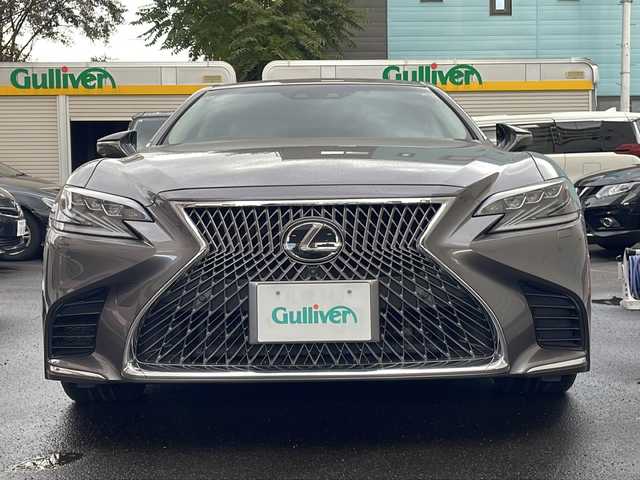 レクサス ＬＳ 500 バージョンL 道央・札幌 2019(令1)年 9.3万km マンガンラスター 純正ナビ（AM/FM/CD/フルセグTV/SD/USB）/ドライブレコーダー（前/車内）/ETC2.0/全方位カメラ/トラクションコントロール/スノーモード/ドライブモードセレクトスイッチ/車線維持支援システム/クルーズコントロール/ヘッドアップディスプレイ/アイドリングストップ/オートエアコン/本革ハンドル/パドルシフト/ヘルプネットボタン/シートヒーター/リアシートオットマン/ＩＳＯＦＩＸ/パワーシート（前席）/プッシュスタート/純正フロアマット/電動格納ミラー