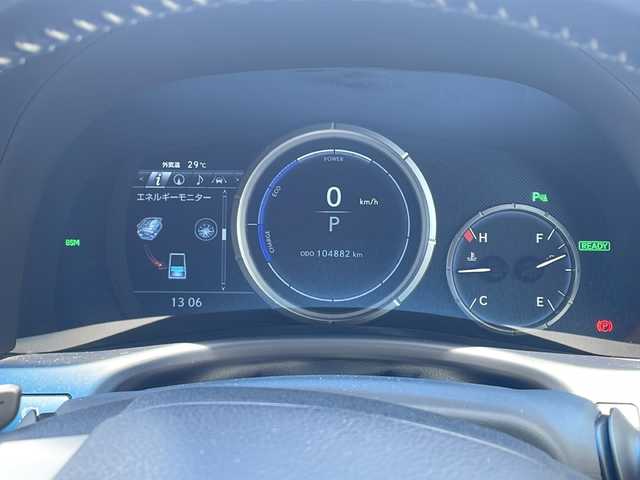 レクサス ＧＳ 450h Fスポーツ 山口県 2016(平28)年 10.5万km ホワイトノーヴァガラスフレーク 純正ＨＤＤナビ　/茶色レザーシート　/電動リアゲート　/前席パワーシート　/前席シートヒーター　/レーンキープアシスト　/クルーズコントロール　/ブラインドスポットモニター　/前後コーナーセンサー　/フルセグテレビ/バックカメラ/ＥＴＣ