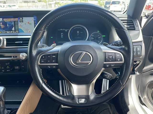 レクサス ＧＳ 450h Fスポーツ 山口県 2016(平28)年 10.5万km ホワイトノーヴァガラスフレーク 純正ＨＤＤナビ　/茶色レザーシート　/電動リアゲート　/前席パワーシート　/前席シートヒーター　/レーンキープアシスト　/クルーズコントロール　/ブラインドスポットモニター　/前後コーナーセンサー　/フルセグテレビ/バックカメラ/ＥＴＣ