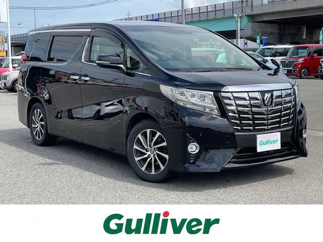 トヨタ アルファード G 兵庫県 2016(平28)年 7.8万km 黒 アルパイン10型ナビ/アルパインフリップダウンモニター/フルセグTV/バックカメラ/両側パワースライドドア/LEDヘッドライト/ETC/ドライブレコーダー/スマートキー/プッシュスタート/電動ミラー/オットマン/クルーズコントロール