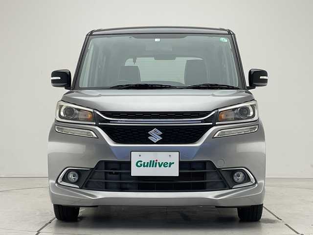 スズキ ソリオ バンディット HV MV 愛知県 2016(平28)年 4.3万km プレミアムシルバーメタリック/ブラック2トーンルーフ 純正ナビ　SDカードなし/両側パワースライドドア/シートヒーター/純正アルミホイール/LEDヘッドライト/ETC/衝突軽減システム/フルセグ/CD DVD/Bluetooth/ステアリングスイッチ/スマートキー/プッシュスタート