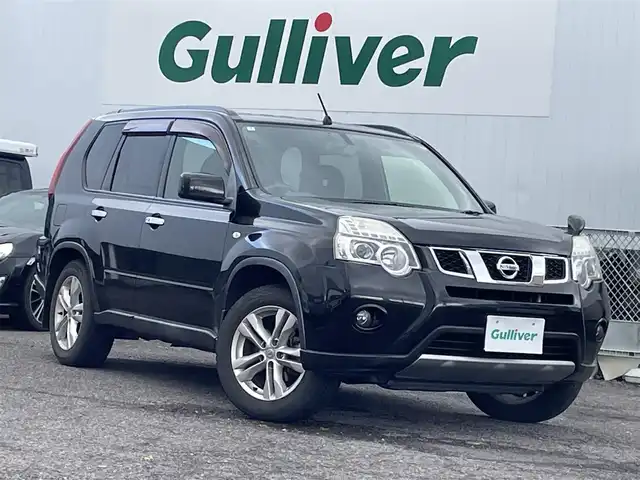 日産 エクストレイル 20X 福島県 2012(平24)年 11.1万km ダイヤモンドブラック ワンオーナー/４ＷＤ/純正ナビ/フルセグＴＶ/ＣＤ/ＤＶＤ/ＦＭ・ＡＭ/シートヒーター/Egスターター/バックカメラ/ＥＴＣ/純正フロアマット/ドアバイザー