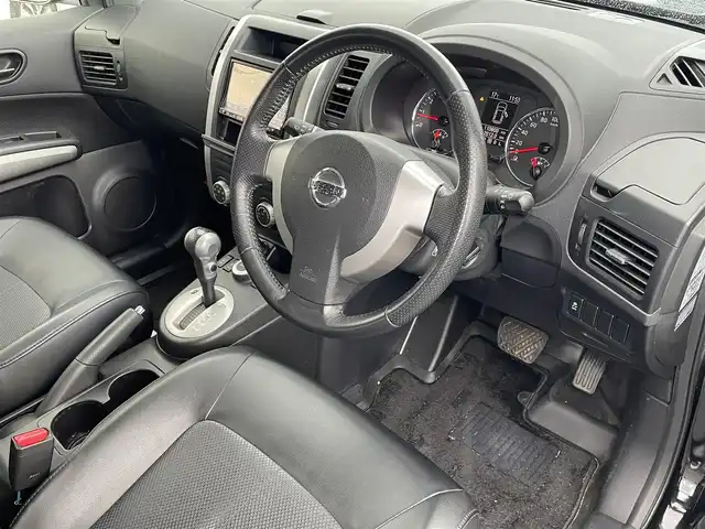 日産 エクストレイル 20X 福島県 2012(平24)年 11.1万km ダイヤモンドブラック ワンオーナー/４ＷＤ/純正ナビ/フルセグＴＶ/ＣＤ/ＤＶＤ/ＦＭ・ＡＭ/シートヒーター/Egスターター/バックカメラ/ＥＴＣ/純正フロアマット/ドアバイザー