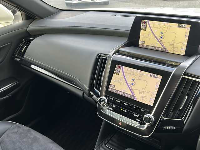 トヨタ クラウン ハイブリッド RS アドバンス Four 山形県 2019(平31)年 3.1万km ホワイトパールクリスタルシャイン 禁煙車/４WD/トヨタセーフティセンス/クルーズコントロール/ブラインドスポットモニター/横滑り防止装置/レーンキープアシスト/バックカメラ/純正ドライブレコーダー/前後コーナーセンサー/純正ナビ/（Bluetooth/フルセグ/AM/FM/USB)/nonoe/ステアリングスイッチ/ステアリングヒーター/パドルシフト/ハーフレザー/前席パワーシート/D席メモリー付きシート/前席シートヒーター/ビルトインETC/カードキー/純正アルミホイール/電動格納ミラー/ドアバイザー/LEDヘッドライト/フォグランプ