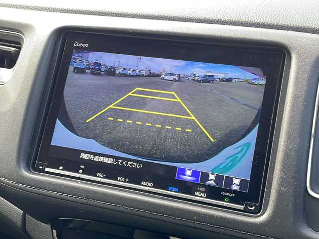 ホンダ ヴェゼル ハイブリッド X ホンダセンシング 新潟県 2021(令3)年 3.8万km ルーセブラックM 4WD/純正8インチSDナビ(VXM-207VFEi)/CD/DVD/BT/フルセグテレビ/SDミュージックサーバー/バックカメラ/ETC/ドライブレコーダー/衝突被害軽減ブレーキ/レーンキープアシスト/レーダークルーズコントロール/シートヒーター /ステアリングスイッチ/パドルシフト/スマートキー/プッシュスタート/LEDヘッドライト/オートライト/フォグランプ/純正16インチアルミホイール