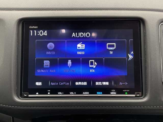 ホンダ ヴェゼル ハイブリッド X ホンダセンシング 長野県 2021(令3)年 3.8万km ルーセブラックM 4WD/純正メモリナビ&フルセグTV&CD&DVD&USB&BT/ホンダセンシング/アダプティブクルーズコントロール/レーンキープアシスト/衝突軽減ブレーキ/標識認識表示/純正前後ドライブレコーダー/前席シートヒーター/ステアリングスイッチ/パドルシフト/バックカメラ/ビルトインETC/LEDヘッドライト/オートライト/フロントフォグランプ/電動格納ミラー/ウィンカーミラー/ドアミラーヒーター/電動ホールド/ブレーキホールド/純正16インチAW装着/純正フロアマット/純正ドアバイザー/プッシュスタート/スマートキー