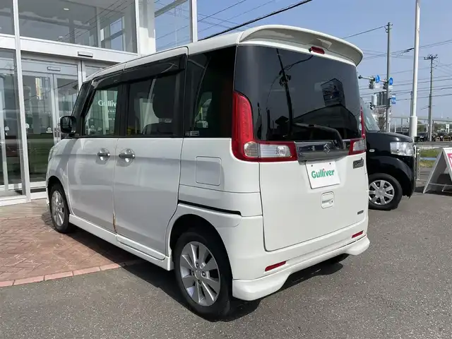 スズキ スペーシア X リミテッド 道央・札幌 2014(平26)年 7.1万km パールホワイト 登録時走行距離70/751ｋｍ/　４　Ｗ　Ｄ　/寒冷地仕様/メモリナビ（FM/AM/SD/BT）/ワンセグテレビ（走行中視聴可）/バックカメラ/ウィンカーミラー/ドアバイザー/プッシュスタート/アイドリングストップ/スペアキー×１/ベンチシート/社外フロアマット/シートヒーター（運転席/助手席）/両側パワースライドドア/横滑り防止装置/盗難防止装置/オートライト/衝突軽減ブレーキ/ステアリングスイッチ/オーバーヘッドコンソール/電動格納ミラー/バニティミラー/ロールサンシェード/積込夏タイヤ（純正AW/155/65/R14/21年製/溝4ｍｍ）