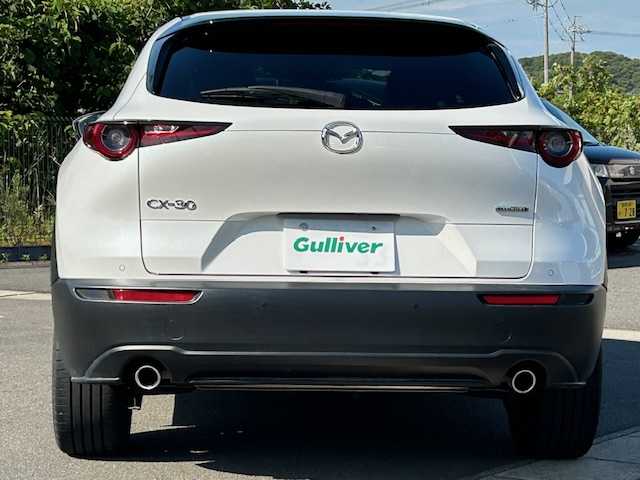 マツダ ＣＸ－３０ XD Lパッケージ 静岡県 2021(令3)年 3.3万km スノーフレイクホワイトパールマイカ ワンオーナー/純正ナビゲーション（フルセグTV/BT/DVD)/全方位カメラ/BOSEプレミアムサウンド/ブラインドスポットモニター/パワーバックドア/ハンドルヒーター/シートヒーター/レーダークルーズコントロール/D席メモリーシート/D席パワーシート/スペアキー１/純正ドライブレコーダー前後/パトルシフト/純正18インチアルミホイール/LEDヘッドライト/ビルトインETC