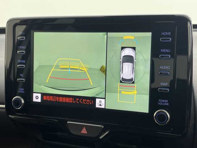 トヨタ ヤリスクロス ハイブリッド Z 愛知県 2022(令4)年 2.6万km ブラックマイカ/ホワイトパールクリスタルシャイン 2トーン 純正ディスプレイオーディオ/(フルセグTV Bluetooth)/全方位カメラ/電動リアゲート/ヘッドアップディスプレイ/衝突被害軽減システム/車線逸脱警報/クルーズコントロール/ハーフレザーシート/横滑り防止装置/ビルトインETC/LEDヘッドライト/フォグランプ/オートライト/ウィンカーミラー/電動格納ミラー/純正18インチAW/シートヒーター/シートリフター/プッシュスタート/スマートキー/フロアマット/ドアバイザー/取扱説明書/保証書