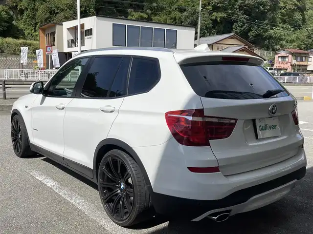ＢＭＷ Ｘ３ xDrive20d ブルーパフォーマンス 岐阜県 2014(平26)年 12万km アルピンホワイトⅢ ４WD/純正ナビ(CD/DVD/Bluetooth/AM/FM/TV)/PLUG DRL＋/レザーシート/インテリジェントセーフティー/コーナーセンサー/パワーシート・シートメモリー/ステアリングヒーター/バックカメラ/クルーズコントロール/ダウンヒルアシストコントロール/電動リアゲート/スマートキー/LEDヘッドライト/AFS/保証書/スペアキー