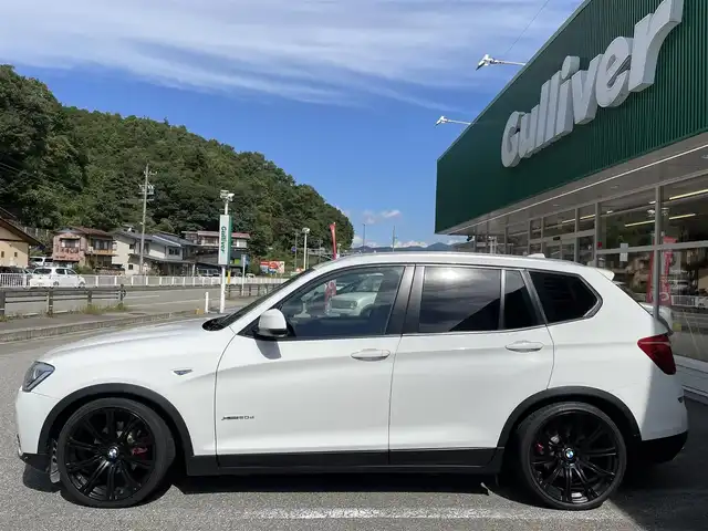 ＢＭＷ Ｘ３ xDrive20d ブルーパフォーマンス 岐阜県 2014(平26)年 12万km アルピンホワイトⅢ ４WD/純正ナビ(CD/DVD/Bluetooth/AM/FM/TV)/PLUG DRL＋/レザーシート/インテリジェントセーフティー/コーナーセンサー/パワーシート・シートメモリー/ステアリングヒーター/バックカメラ/クルーズコントロール/ダウンヒルアシストコントロール/電動リアゲート/スマートキー/LEDヘッドライト/AFS/保証書/スペアキー