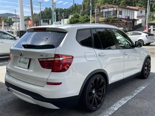 ＢＭＷ Ｘ３ xDrive20d ブルーパフォーマンス 岐阜県 2014(平26)年 12万km アルピンホワイトⅢ ４WD/純正ナビ(CD/DVD/Bluetooth/AM/FM/TV)/PLUG DRL＋/レザーシート/インテリジェントセーフティー/コーナーセンサー/パワーシート・シートメモリー/ステアリングヒーター/バックカメラ/クルーズコントロール/ダウンヒルアシストコントロール/電動リアゲート/スマートキー/LEDヘッドライト/AFS/保証書/スペアキー