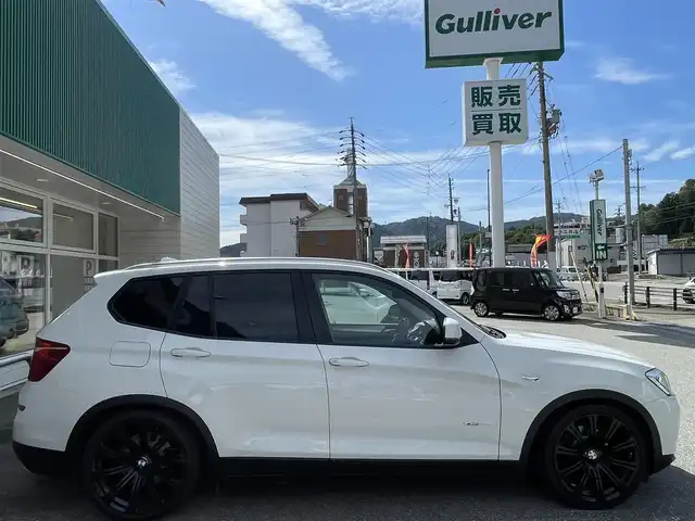 ＢＭＷ Ｘ３ xDrive20d ブルーパフォーマンス 岐阜県 2014(平26)年 12万km アルピンホワイトⅢ ４WD/純正ナビ(CD/DVD/Bluetooth/AM/FM/TV)/PLUG DRL＋/レザーシート/インテリジェントセーフティー/コーナーセンサー/パワーシート・シートメモリー/ステアリングヒーター/バックカメラ/クルーズコントロール/ダウンヒルアシストコントロール/電動リアゲート/スマートキー/LEDヘッドライト/AFS/保証書/スペアキー