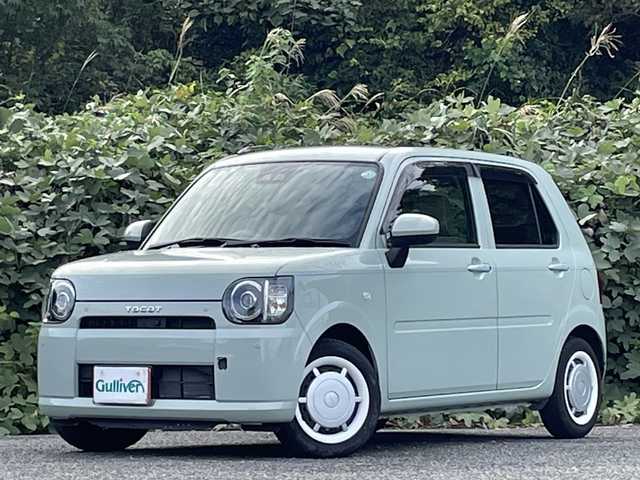 ダイハツ ミラ トコット G SA Ⅲ 大分県 2022(令4)年 1.5万km セラミックグリーンM 純正メモリーナビ/地デジ/DVD/Bluetooth/純正LEDヘッドライト/オートライトコントロール/オートハイビーム/シートヒーター/アイドリングストップ/スマートキー/エンジンプッシュスタート