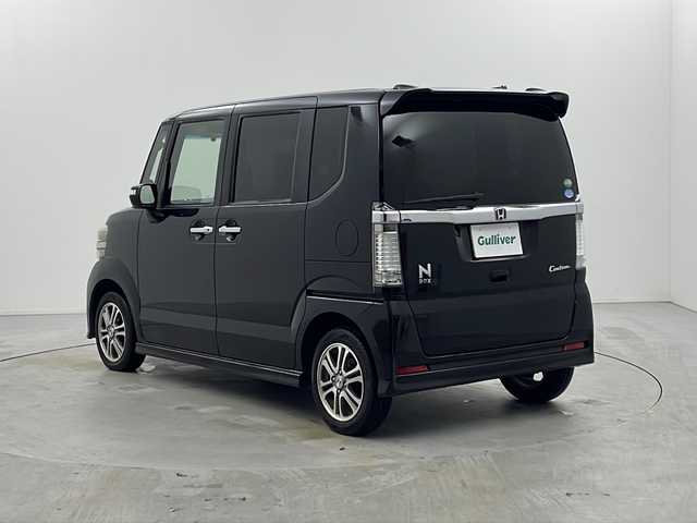 ホンダ Ｎ ＢＯＸ カスタム G Lパッケージ 栃木県 2013(平25)年 12.6万km クリスタルブラックパール 社外ナビ/（BT/フルセグ/CD/DVD/AM/FM）/横滑り防止/両側パワースライドドア/バックカメラ/アイドリングストップ/ETC/電動格納ミラー/純正アルミホイール/純正フロアマット/ステアリングスイッチ/プッシュスタート/スマートキー/スペアキー/保証書/取扱説明書