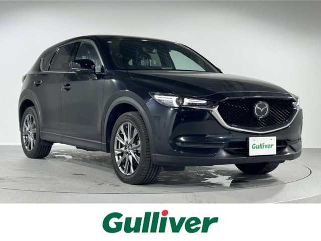 マツダ ＣＸ－５ XD エクスクルーシブモード 福岡県 2020(令2)年 3.3万km ジェットブラックマイカ 登録時走行距離32989km/純正ナビ(BT/TV/CD/DVD/USB)/レーザークルーズコントロール/３６０°カメラ/BOSEサウンド/BSM/コーナーセンサー/レザーシート/前席パワーシート/シートヒーター/エアシーター/シートメモリー/ステアリングヒーター/ヘッドアップディスプレイ/前後ドライブレコーダー/プッシュスタート/スマートキーX2/ETC/保証書/取扱説明書