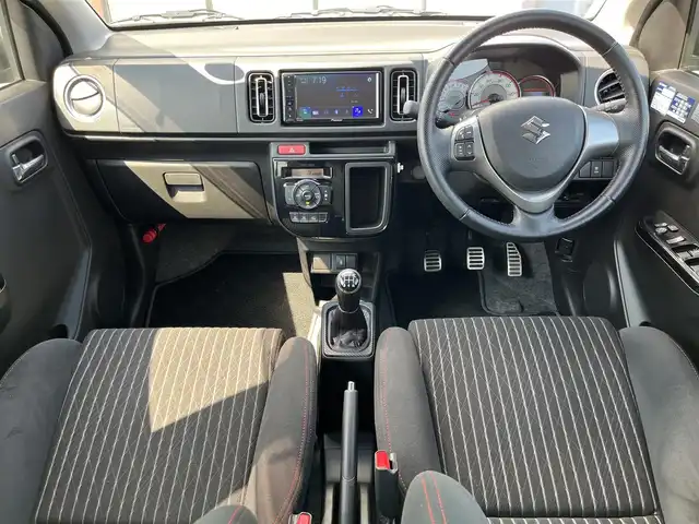 スズキ アルト ワークス 奈良県 2020(令2)年 5.2万km ブルーイッシュブラックパール3 5速MT/社外ディスプレイオーディオ/ドライブレコーダー/ビルトインETC/レカロシート/LEDヘッドライト/オートライト/スマートキー/純正15インチAW