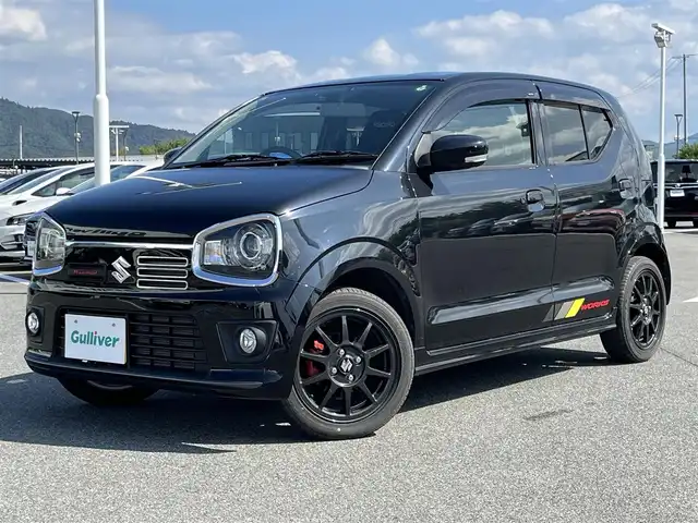 スズキ アルト ワークス 奈良県 2020(令2)年 5.2万km ブルーイッシュブラックパール3 5速MT/社外ディスプレイオーディオ/ドライブレコーダー/ビルトインETC/レカロシート/LEDヘッドライト/オートライト/スマートキー/純正15インチAW