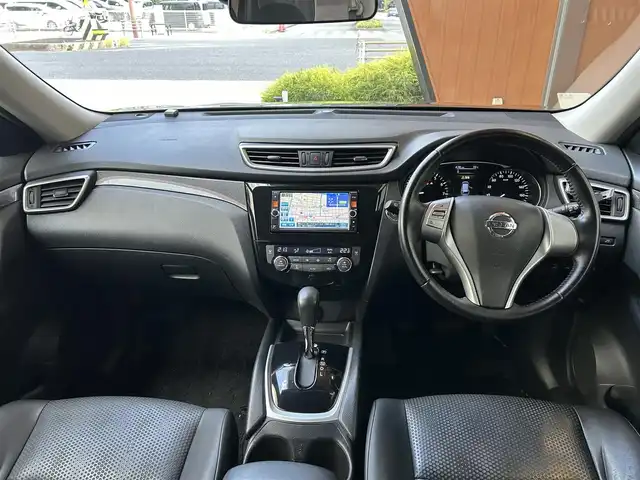 日産 エクストレイル 20X エマージェンシーブレーキ 兵庫県 2014(平26)年 13.1万km ダイヤモンドブラック (株)IDOMが運営する【じしゃロン西宮店】の自社ローン専用車両になります。こちらは現金またはオートローンご利用時の価格です。自社ローンご希望の方は別途その旨お申付け下さい/純正ナビ/フルセグテレビ/バックカメラ/アイドリングストップ/プッシュスタート/ETC/シートヒーター